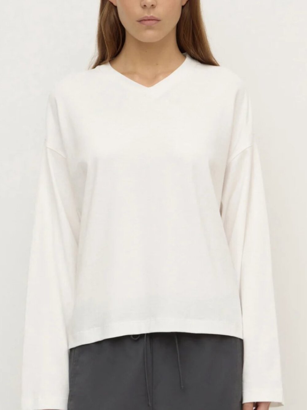 Assembly Label Stella V Neck Long Sleeve Tee